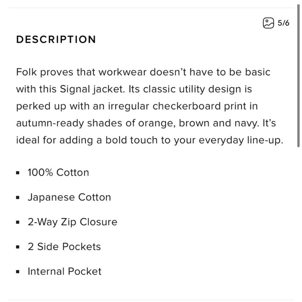 Folk Checkerboard Signal Jacket - Picture 5 of 6